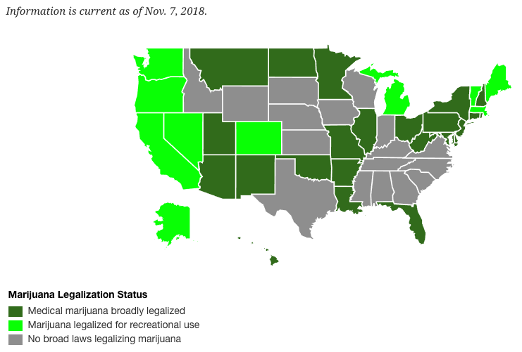 legal marijuana states