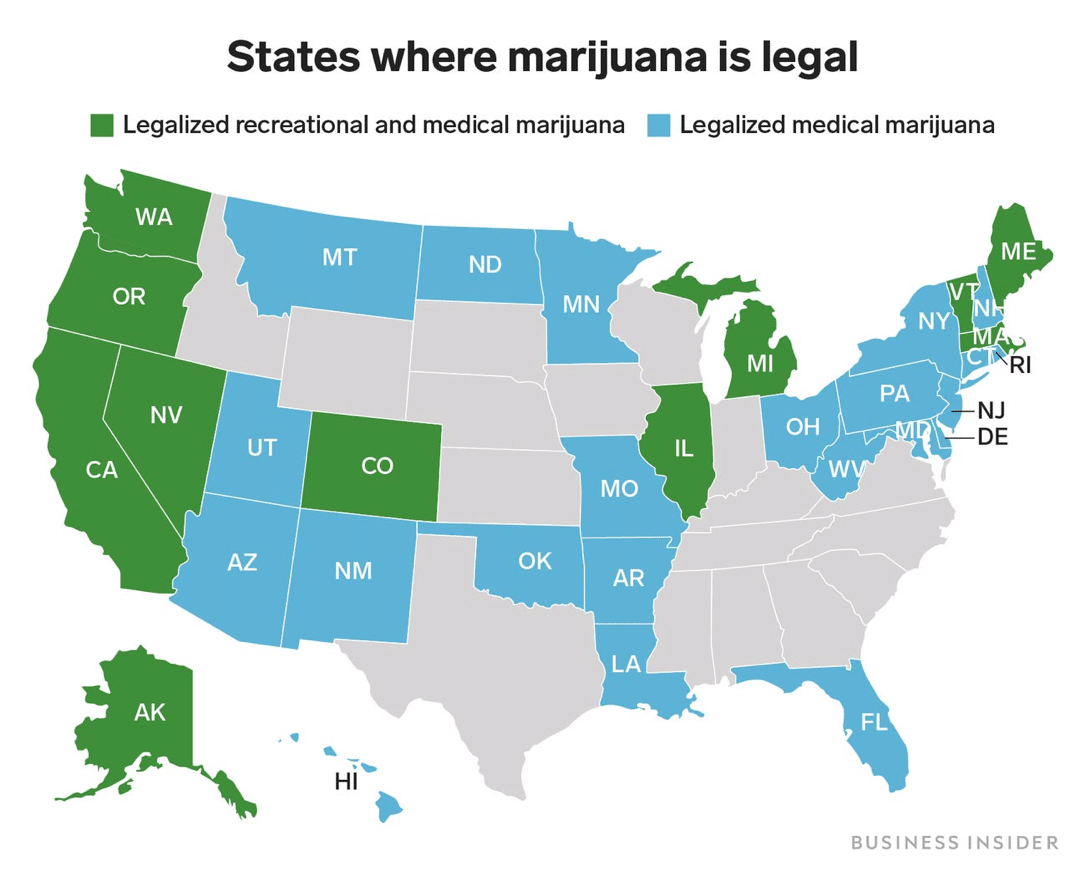 marijuana stocks cannabis legalization United States