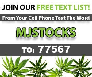 marijuana stocks text message